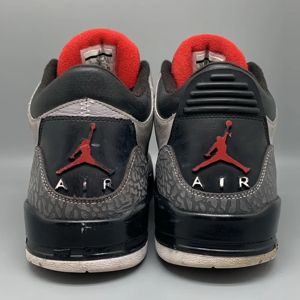 Jordan 3 Retro Stealth Cool Grey Basketball Shoes 136064-003 Men's Sz 13‎